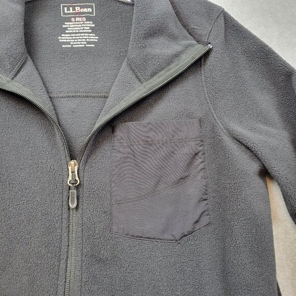 LL Bean Fleece Jacket Womens Size Small‎ Full Zip Cozy Soft 510678 Trail Fleece - Picture 3 of 8